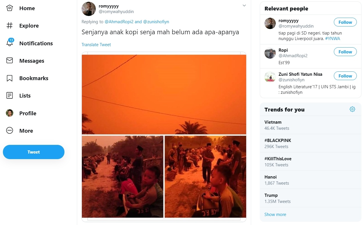 bau troi do Indonesia anh 1