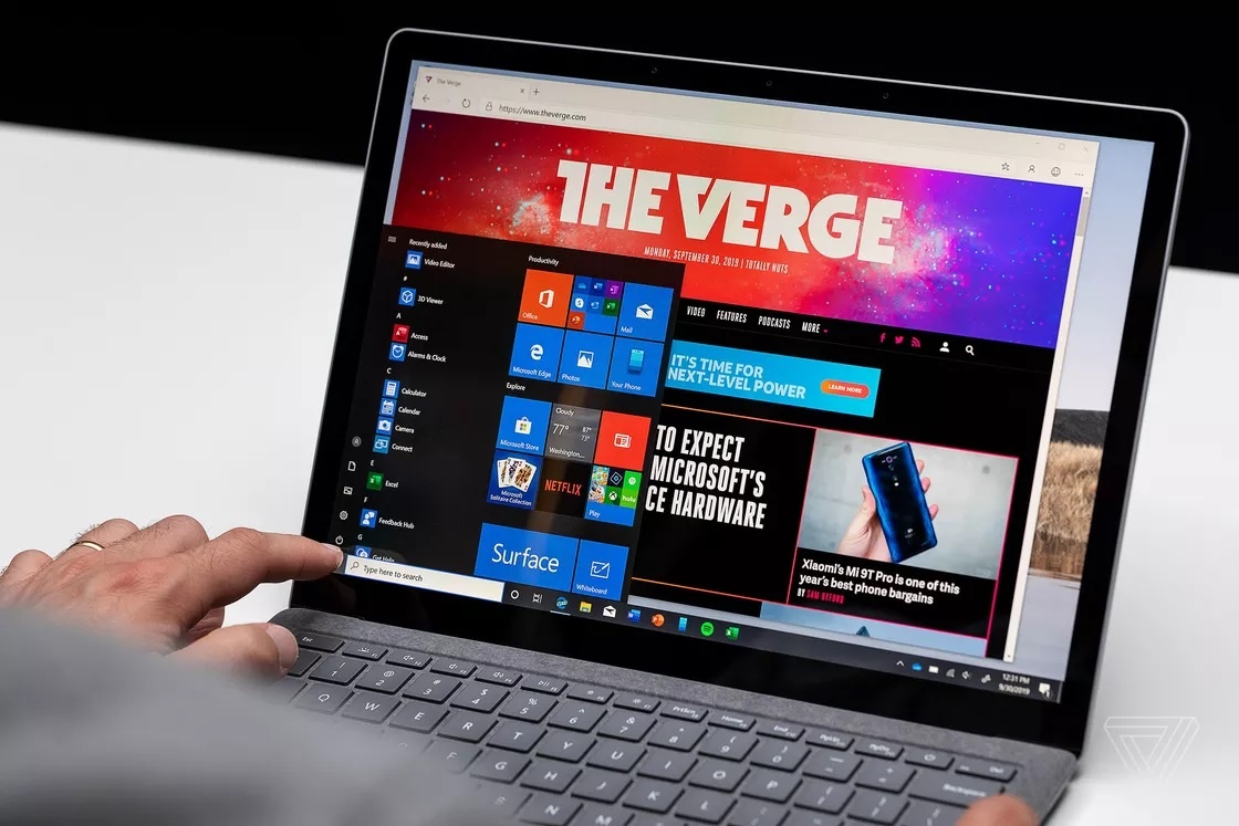 tren tay Surface Laptop 3 anh 2