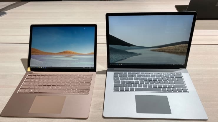 tren tay Surface Laptop 3 anh 1