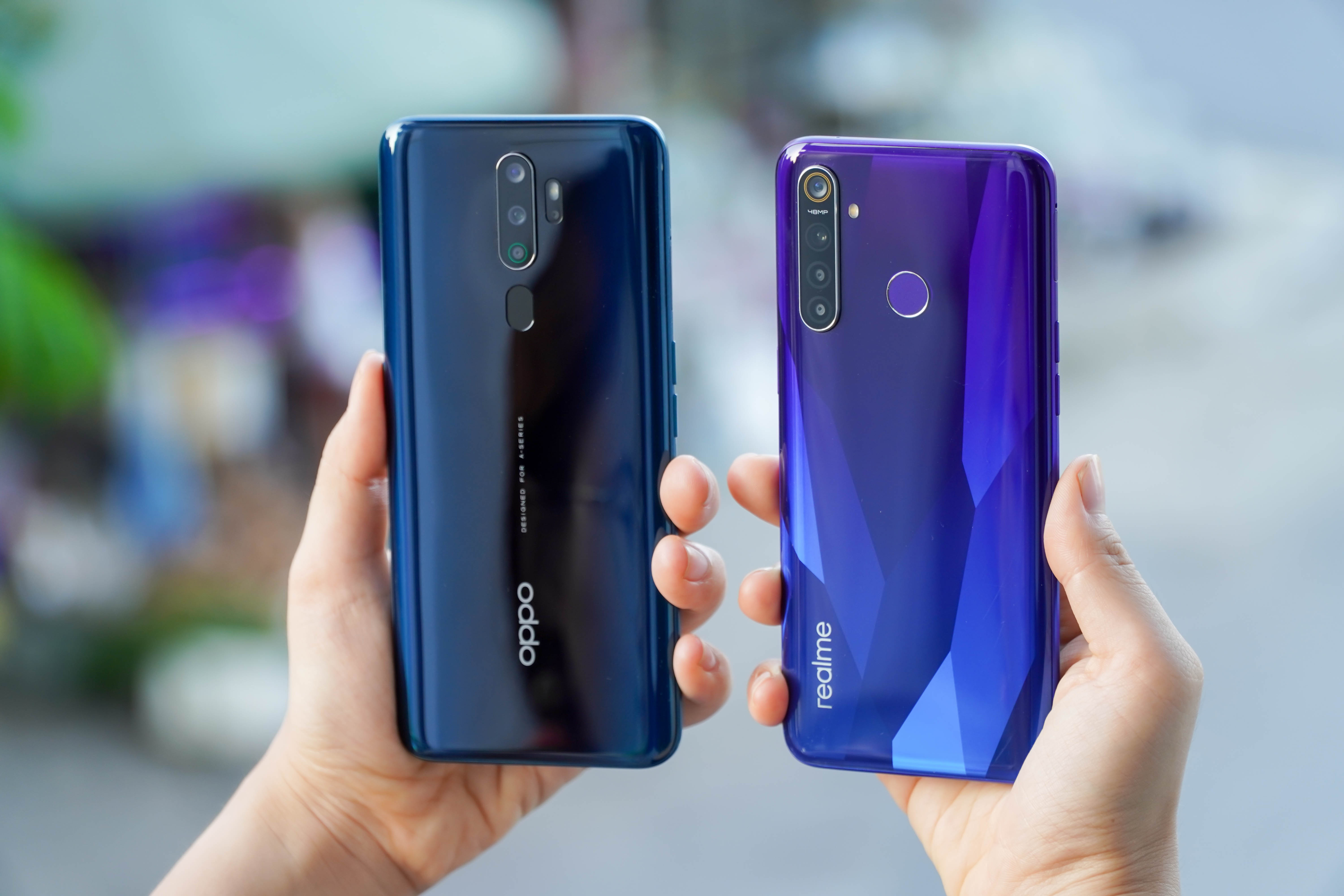 so sanh Oppo A9 va Realme 5 Pro anh 1