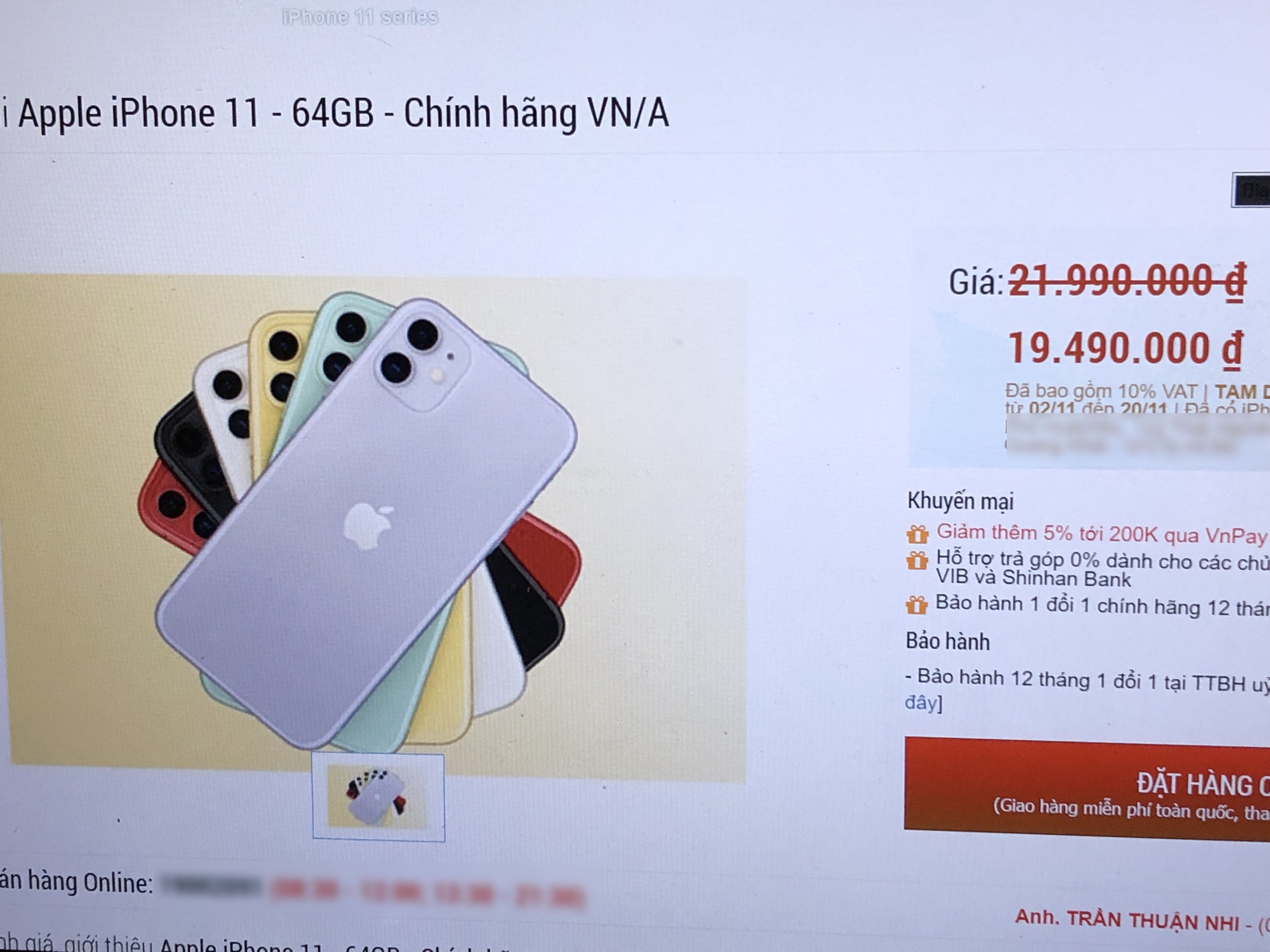 iPhone 11 giam gia anh 2