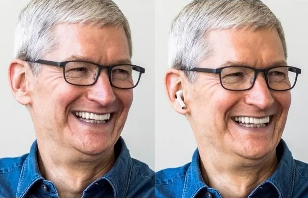 Tim Cook chao don AirPods Pro bang cach thay avatar da qua Photoshop hinh anh
