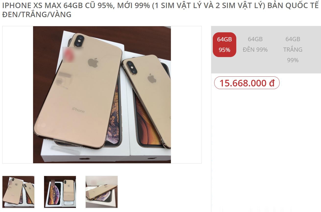 XS Max gia re anh 1