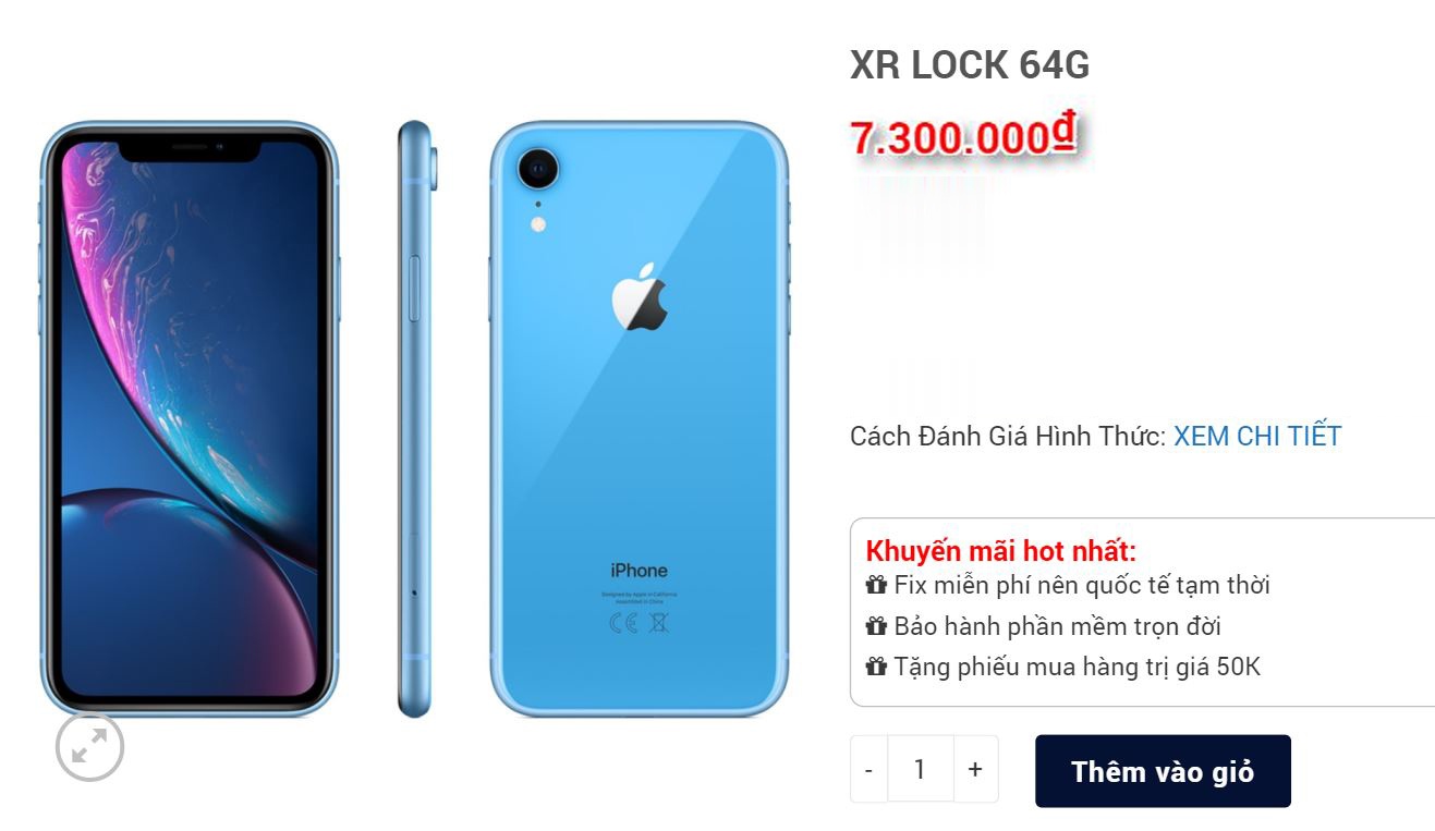iPhone XR giam gia anh 1
