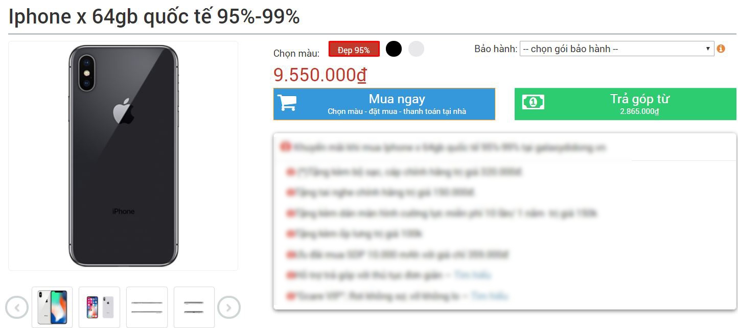 iPhone X giam gia anh 1