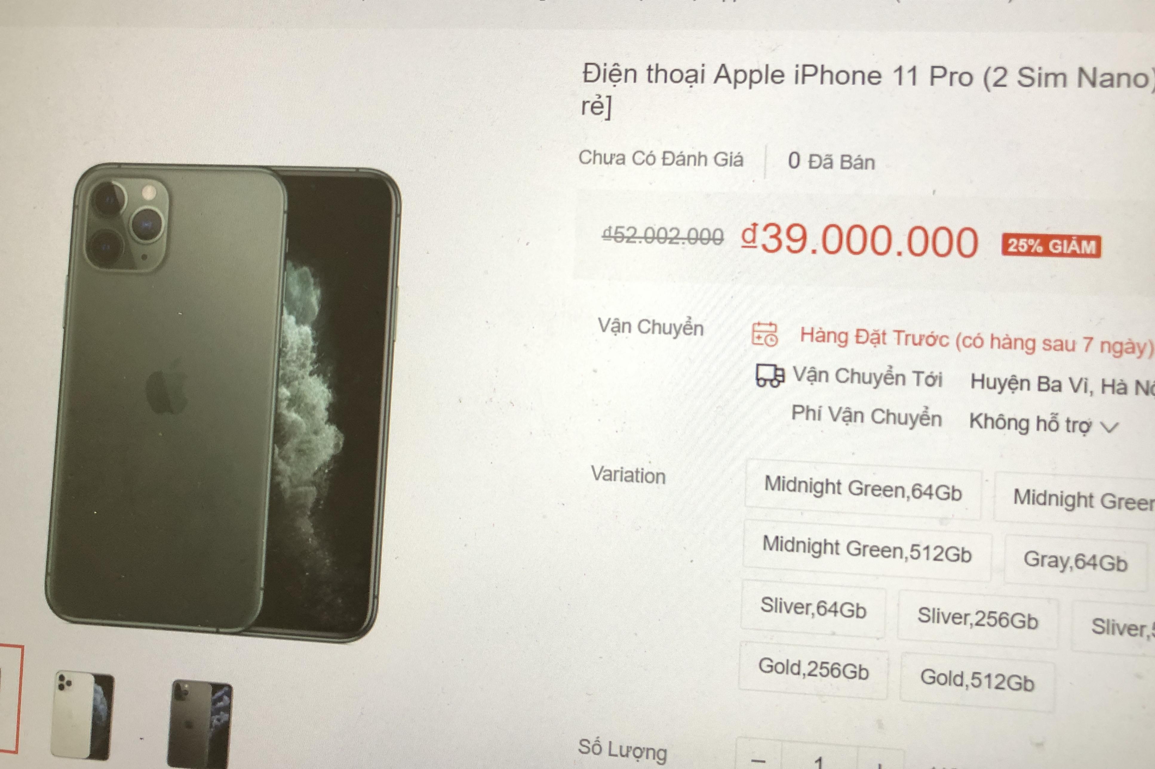 iPhone 11 giam gia 10 trieu dong o VN la tro bip Black Friday hinh anh