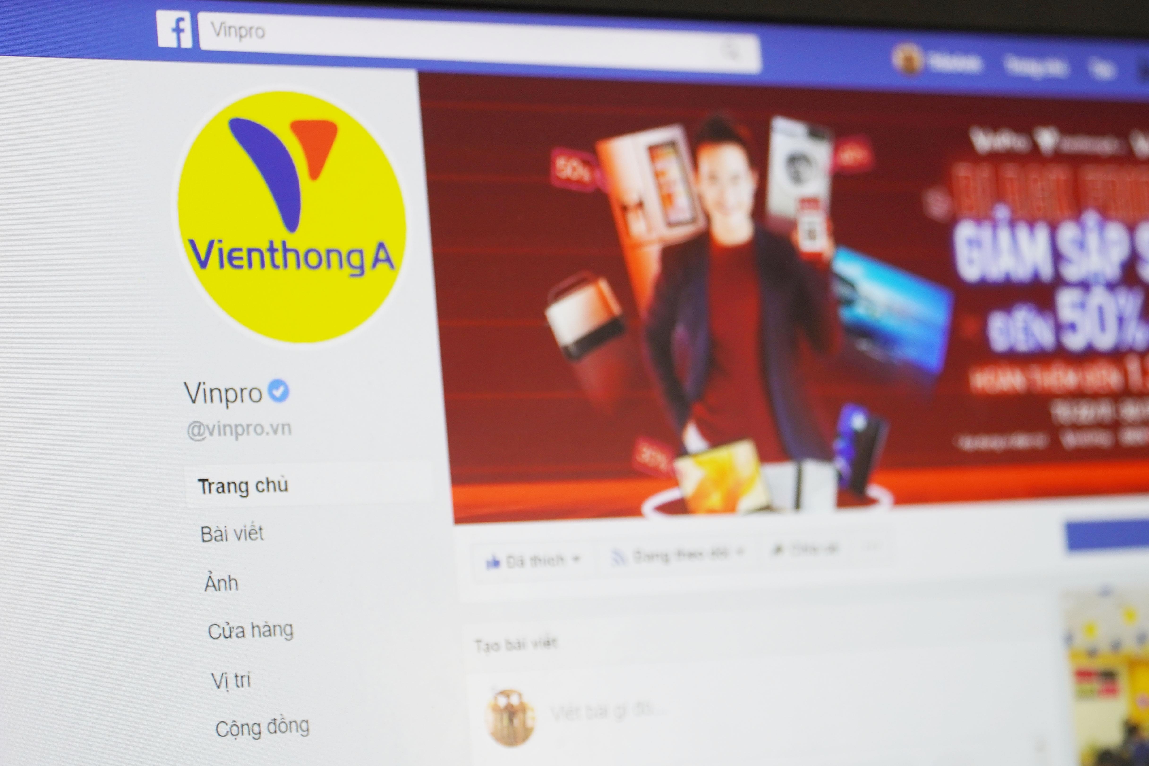 Fanpage Vien Thong A doi ten thanh Vinpro hinh anh