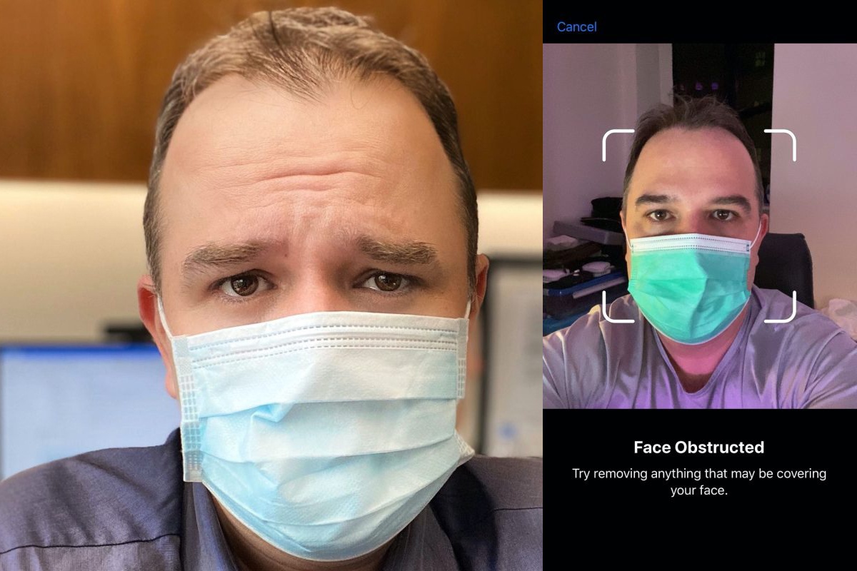 Nguoi Trung Quoc than phien Face ID vo dung vi virus corona hinh anh