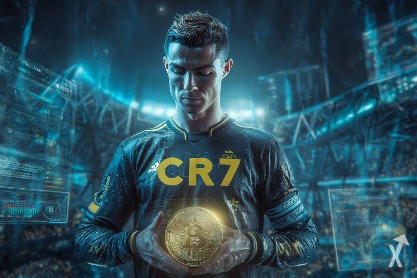 Dong coin Cristiano Ronaldo gay rung dong thi truong tien ao hinh anh
