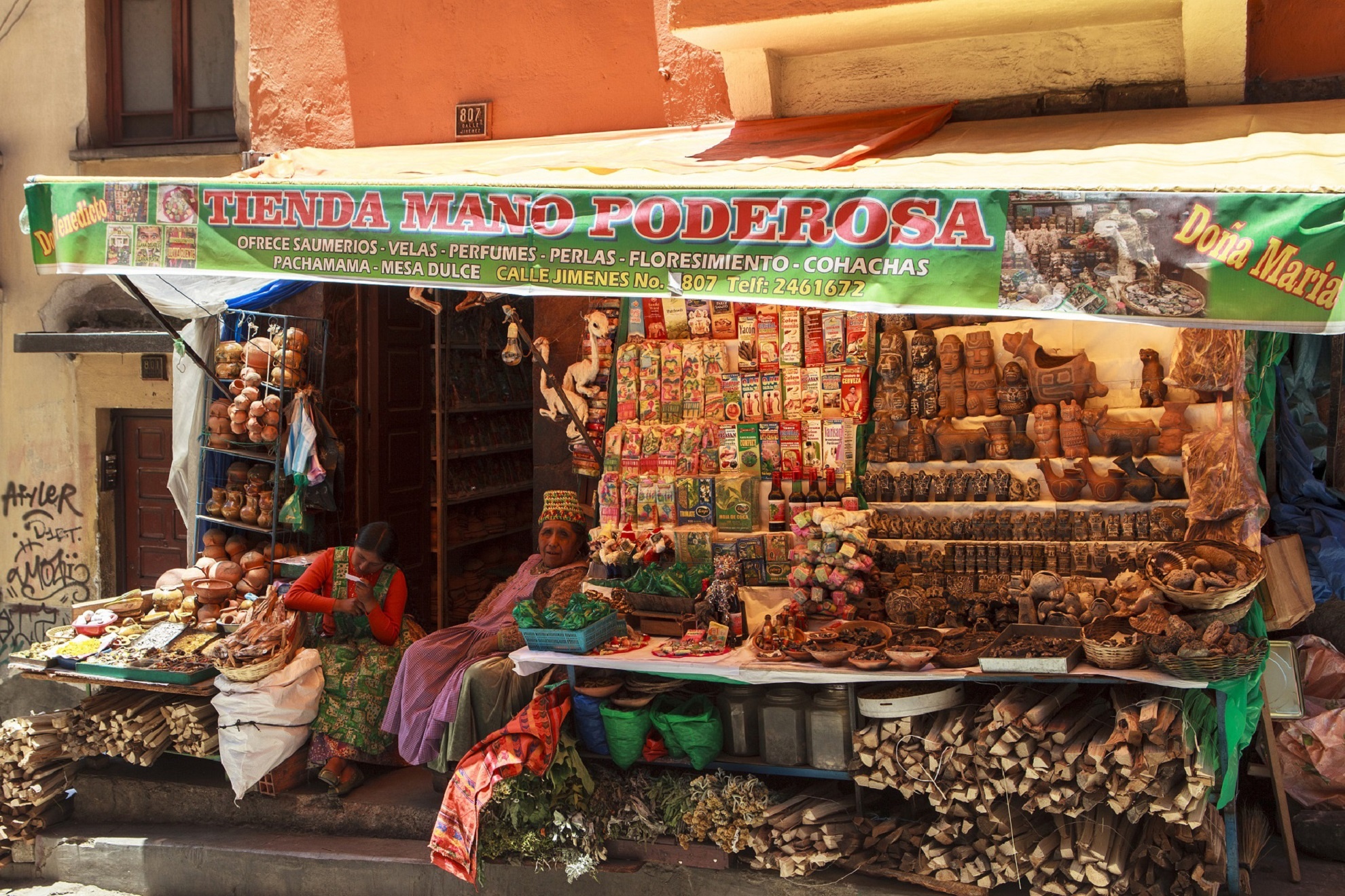 Cho phu thuy doc dao o Bolivia hinh anh