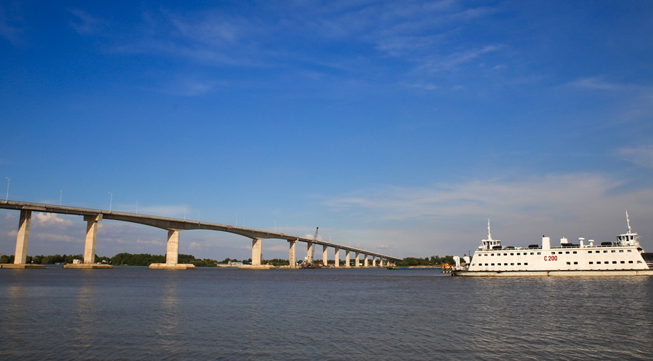 Cay cau rut ngan 75 km tu TP HCM ve mien Tay hinh anh