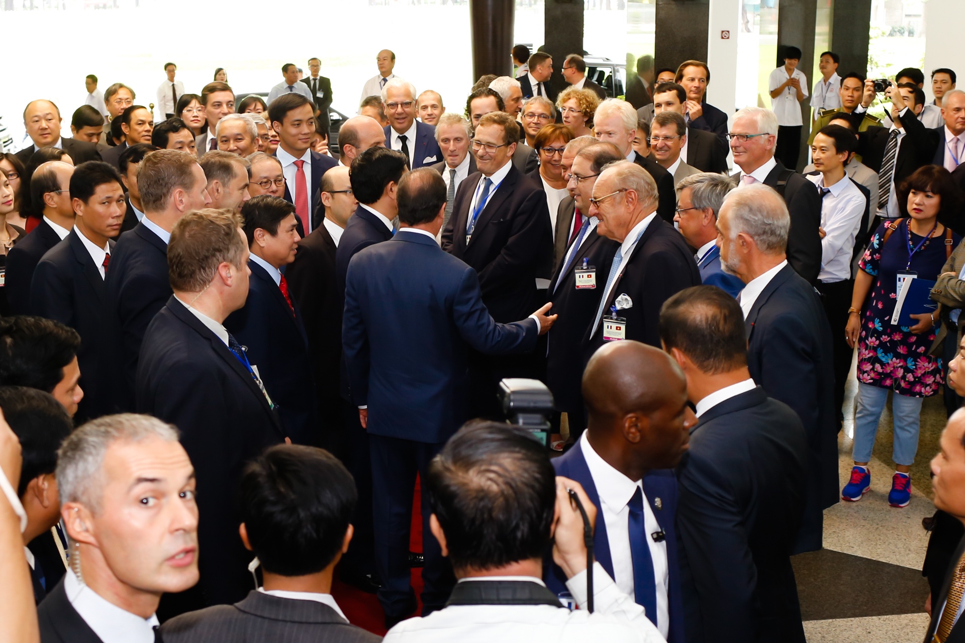 tong thong Phap o TP HCM anh 13