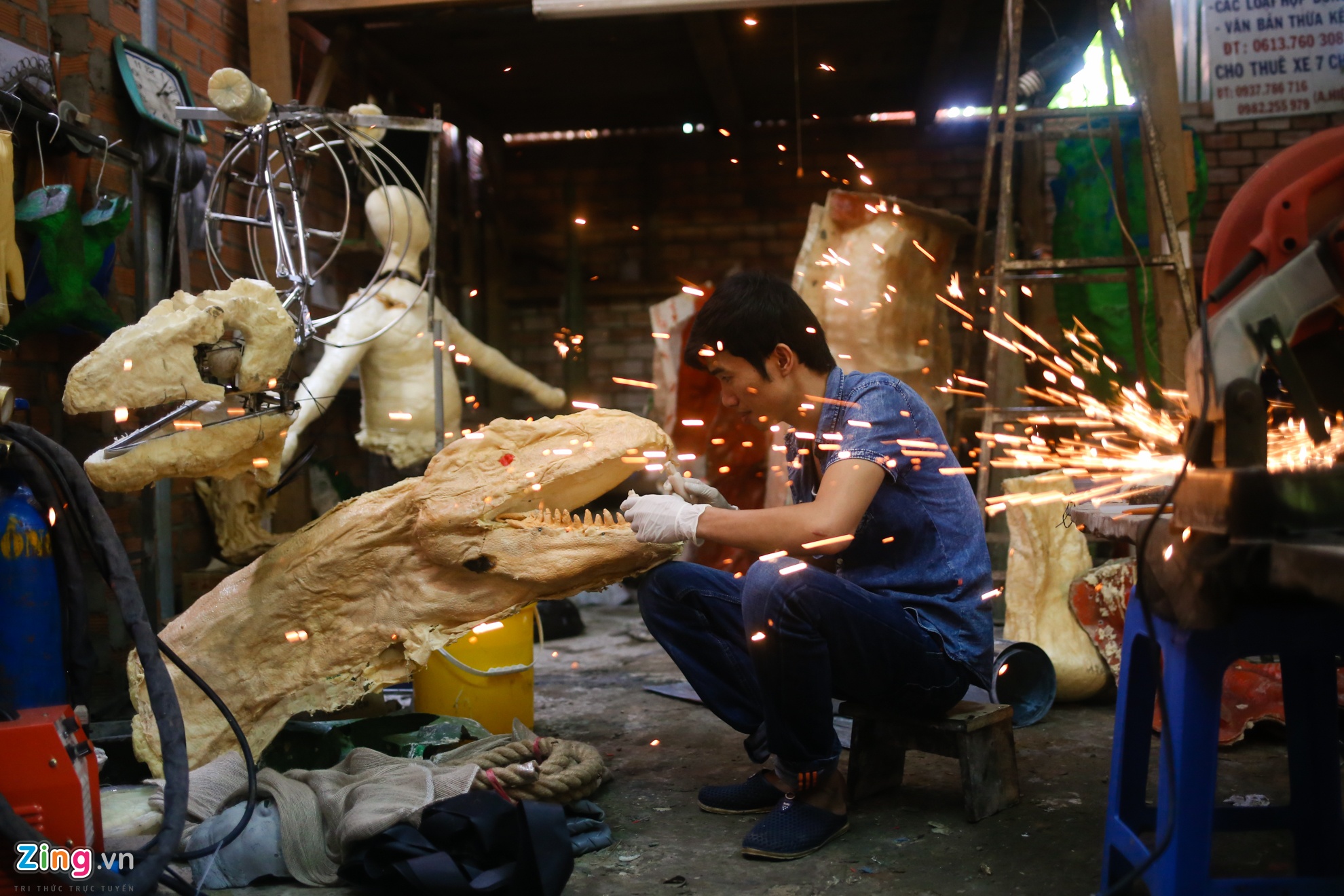 che mo hinh quai vat anh 13