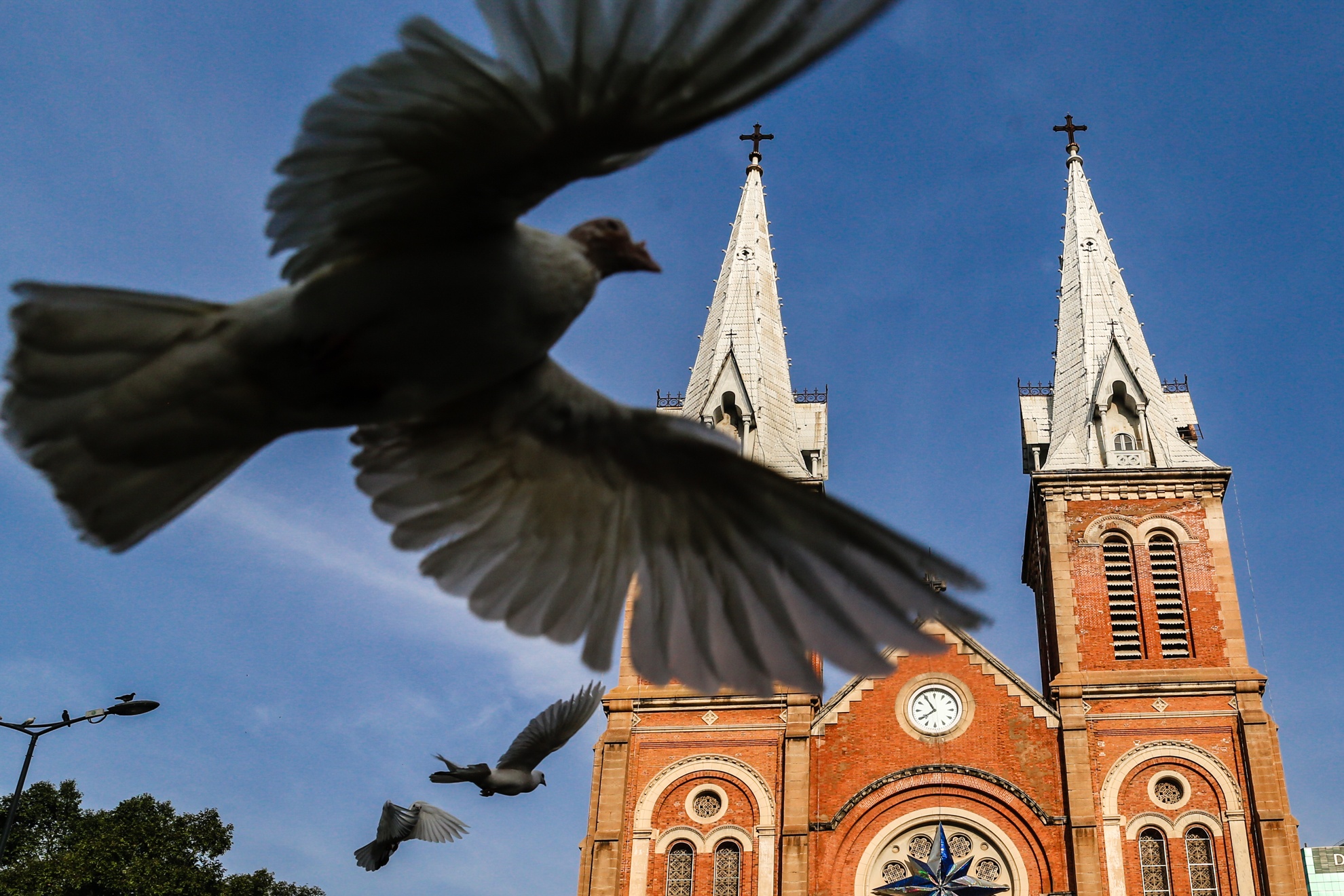 Khoanh khac Sai Gon thanh binh sang mung 1 Tet Dinh Dau hinh anh