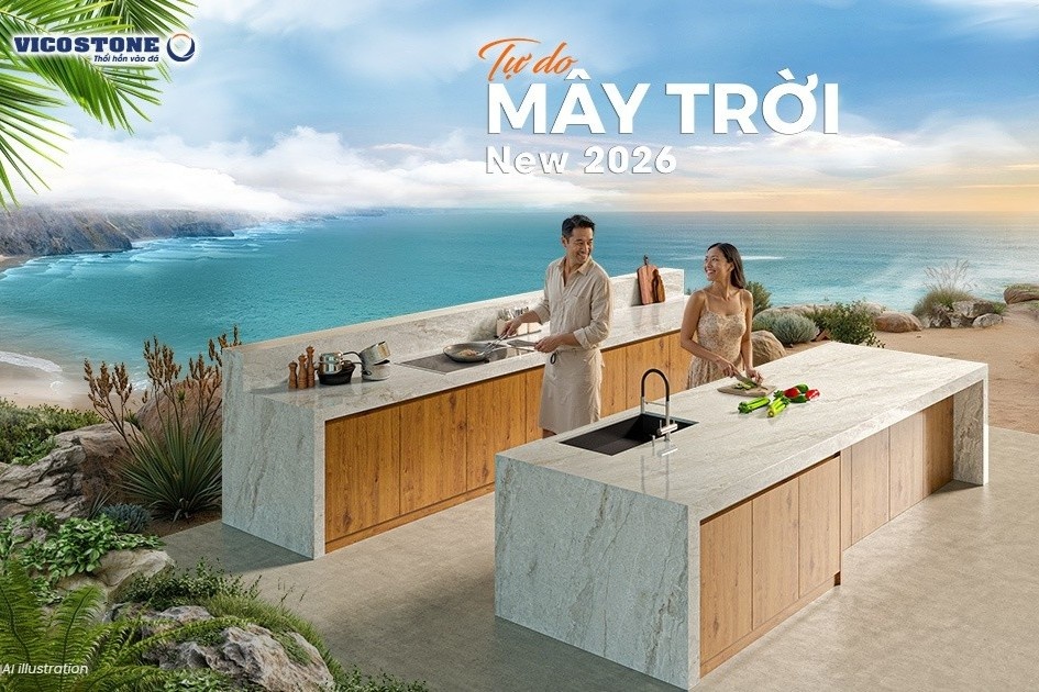 Vicostone ra mat bo suu tap 2026 - danh thuc cam xuc trong khong gian hinh anh