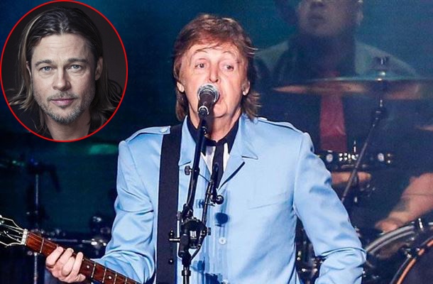 Paul McCartney moi Brad Pitt dong MV hinh anh