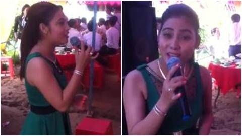 Co gai hat 'Trach ai vo tinh' o dam cuoi la em ho chu re? hinh anh