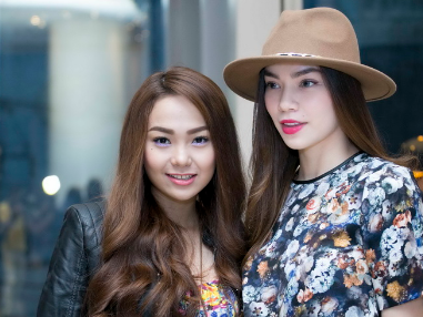 Ho Ngoc Ha thay Minh Hang ngoi 'ghe nong' cuoc thi nhay hinh anh