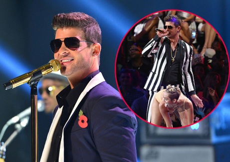 Sao ‘Blurred Lines’ cach mat Miley Cyrus hinh anh