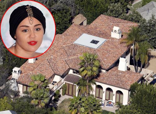 Miley Cyrus bi trom nu trang truoc them sinh nhat hinh anh