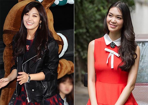 Lo dien ban sao hoa hau Thuy Dung o Han Quoc hinh anh