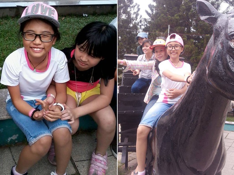 Phuong My Chi di choi cong vien Dam Sen cung fan hinh anh