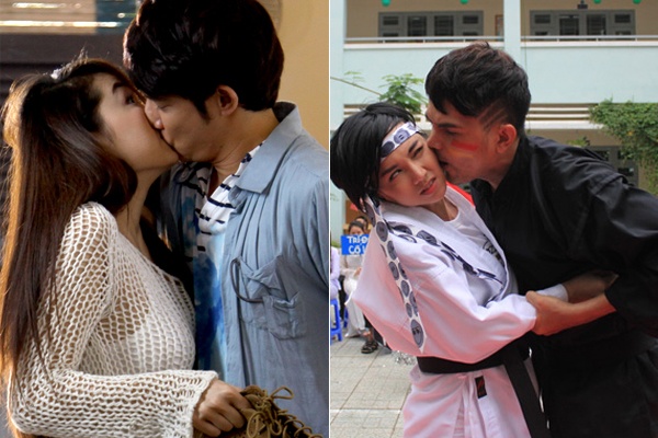 Nhung sao Viet bi cuong hon tren man anh hinh anh