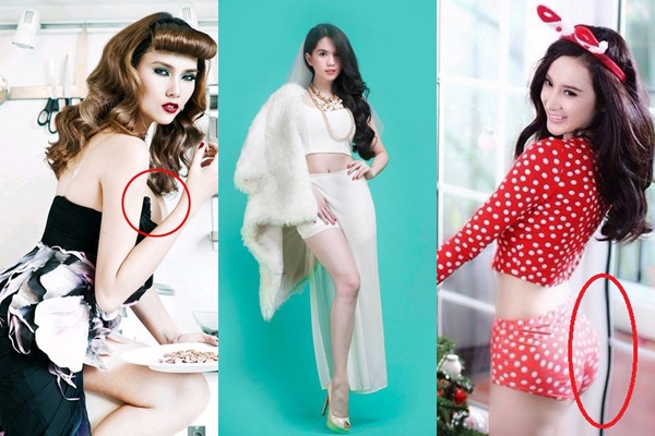 Sao Viet meo mat vi anh bi photoshop qua da hinh anh