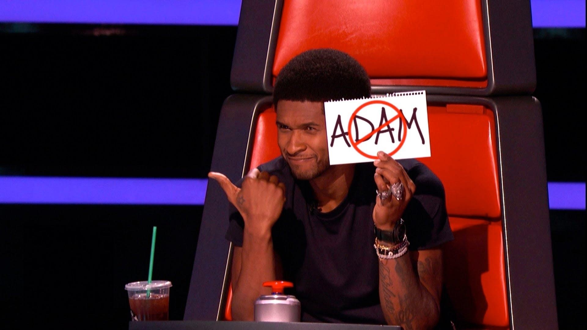 HLV The Voice My tranh nhau cuop thi sinh doi Usher hinh anh