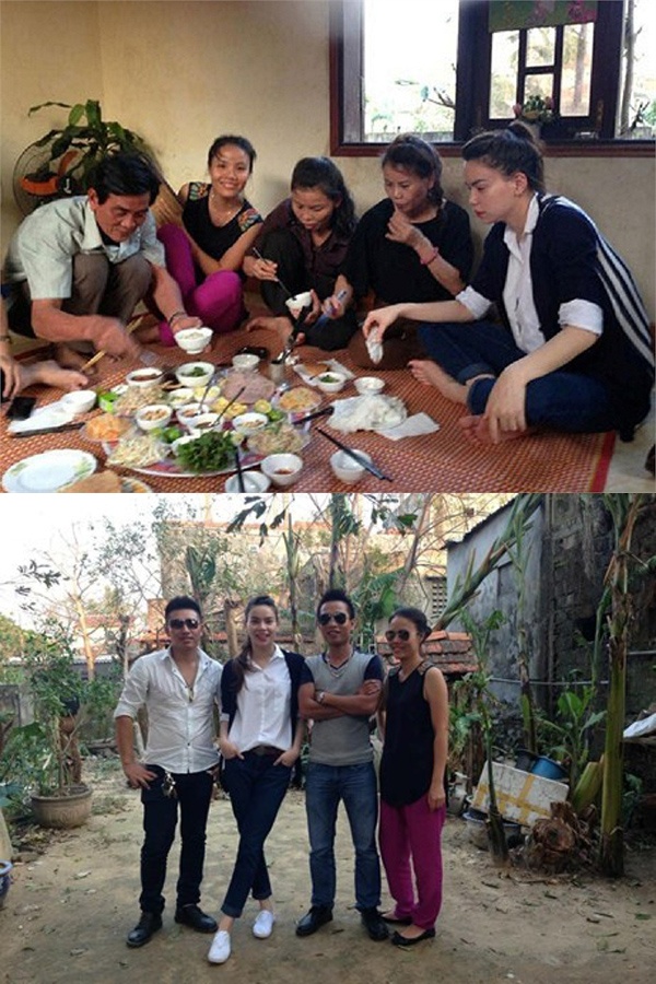 Trong chuyến về quê làm từ thiện ở Quảng Bình, Hồ Ngọc Hà tranh thủ dành thời gian thăm người thân họ hàng. Giọng ca Hãy thứ tha cho em là người thường xuyên tham gia các hoạt động từ thiện hỗ trợ ở quê nhà cũng như các tỉnh thành khác. 