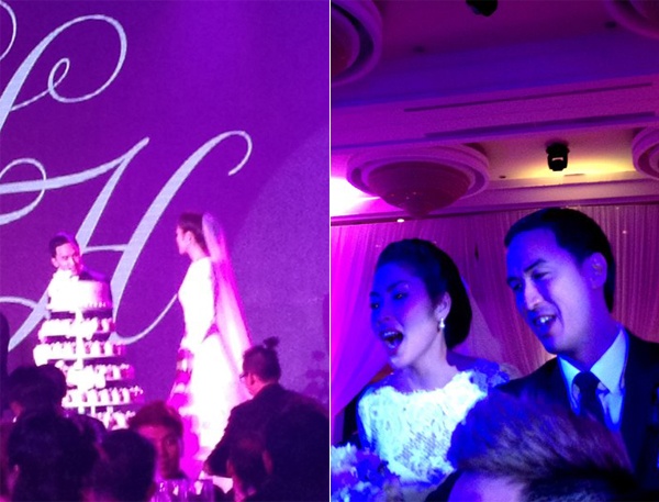 Từ lễ đón dâu truyền thống cho đến tiệc cưới hoành tráng, vợ chồng Tăng Thanh Hà luôn bố trí bảo mật nghiêm ngặt như che ô trong lễ đón dâu, các khách mời được thông báo không được chụp ảnh bằng bất cứ phương tiện nào, ngay cả điện thoại riêng. Kết quả là dù vẫn được báo chí đưa tin nhưng các bức ảnh trong đám cưới Hà Tăng khá mờ, chất lượng hình ảnh kém. 