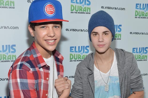 Justin Bieber và Austin Mahone tỏ ra thân thiện với nhau 