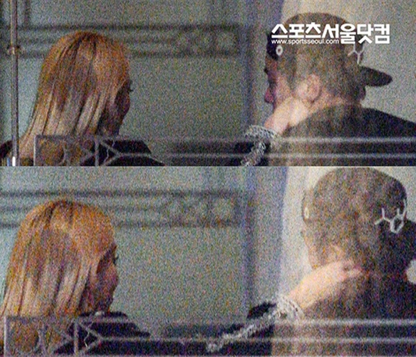 Trong khi đó, thành viên Hyoyeon và bạn trai là nhà văn 35 tuổi Kim Ju Hyun khi còn là cặp đôi lại khá thân mật. Vào tháng trước, cặp đôi hẹn hò ở một nhà hàng trong khu Apgujeong, Gangnam.