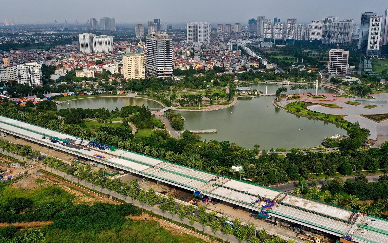 Duong vanh dai hon 3.000 ty vua thong xe o Ha Noi hinh anh