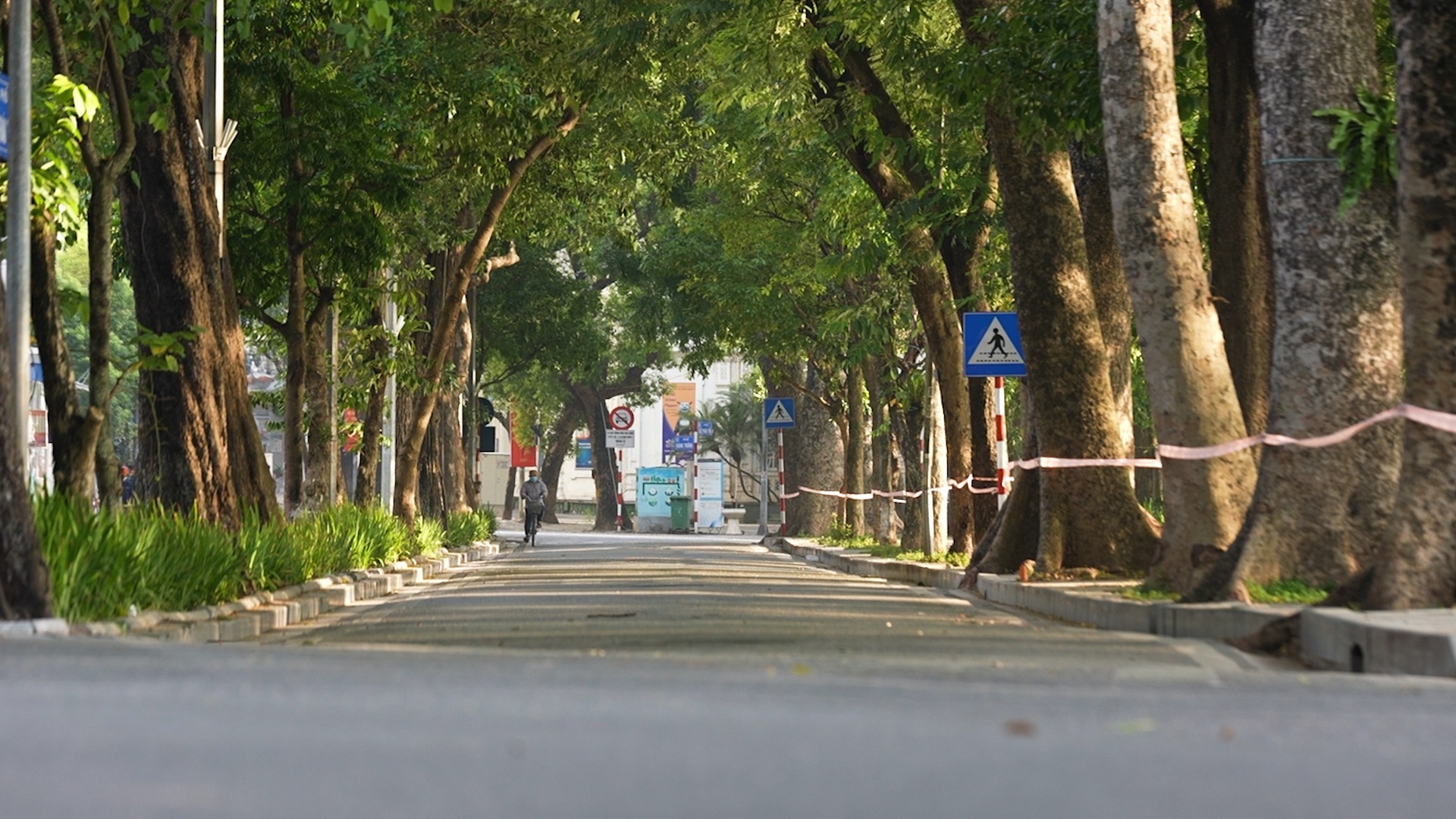 Duong pho Ha Noi ngay dau that chat gian cach hinh anh