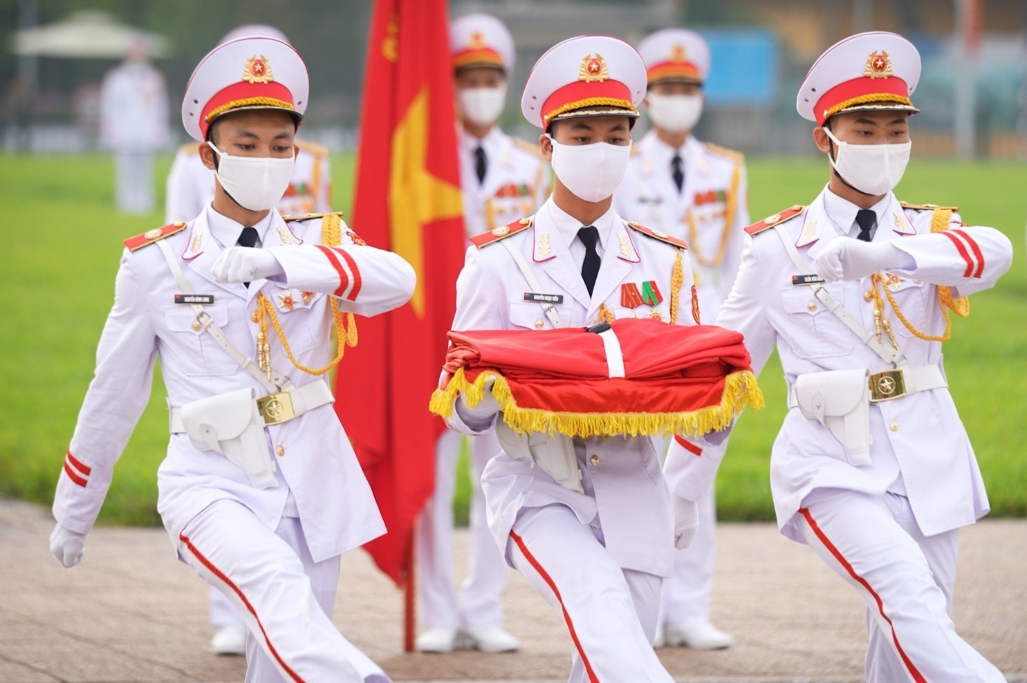 Le thuong co dip Quoc khanh tai quang truong Ba Dinh hinh anh