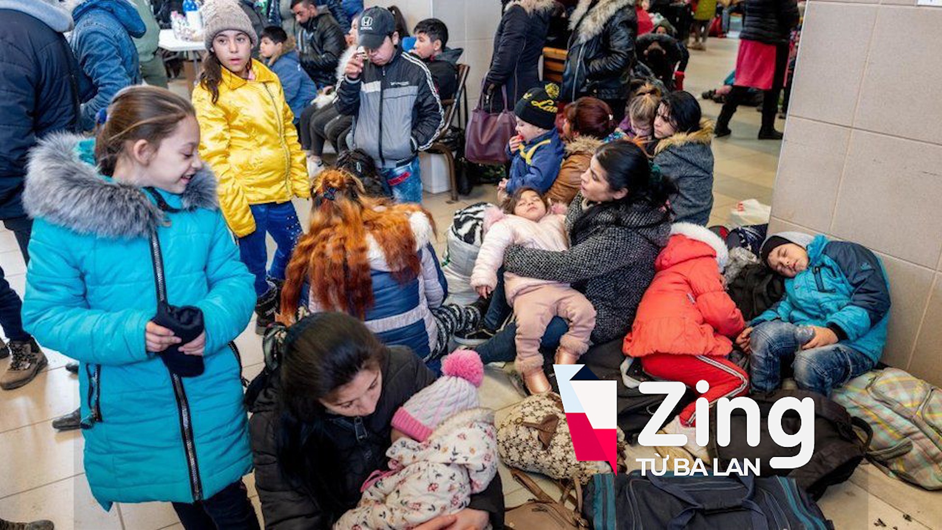 Ga tau dien Ba Lan thanh nha nghi da chien cua nguoi dan Ukraine hinh anh