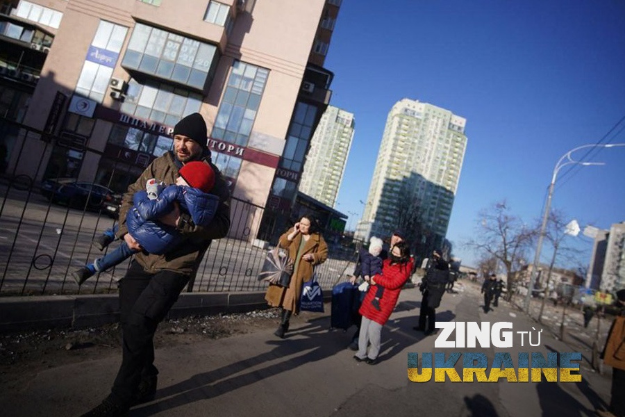 Nhip song tai thu do cua Ukraine nhung ngay giao tranh hinh anh