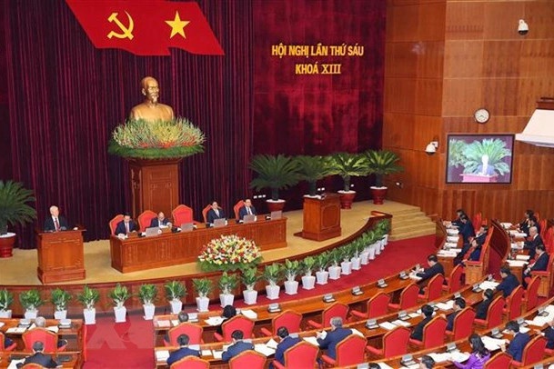 Ngay lam viec thu sau cua Hoi nghi Trung uong 6, khoa XIII hinh anh