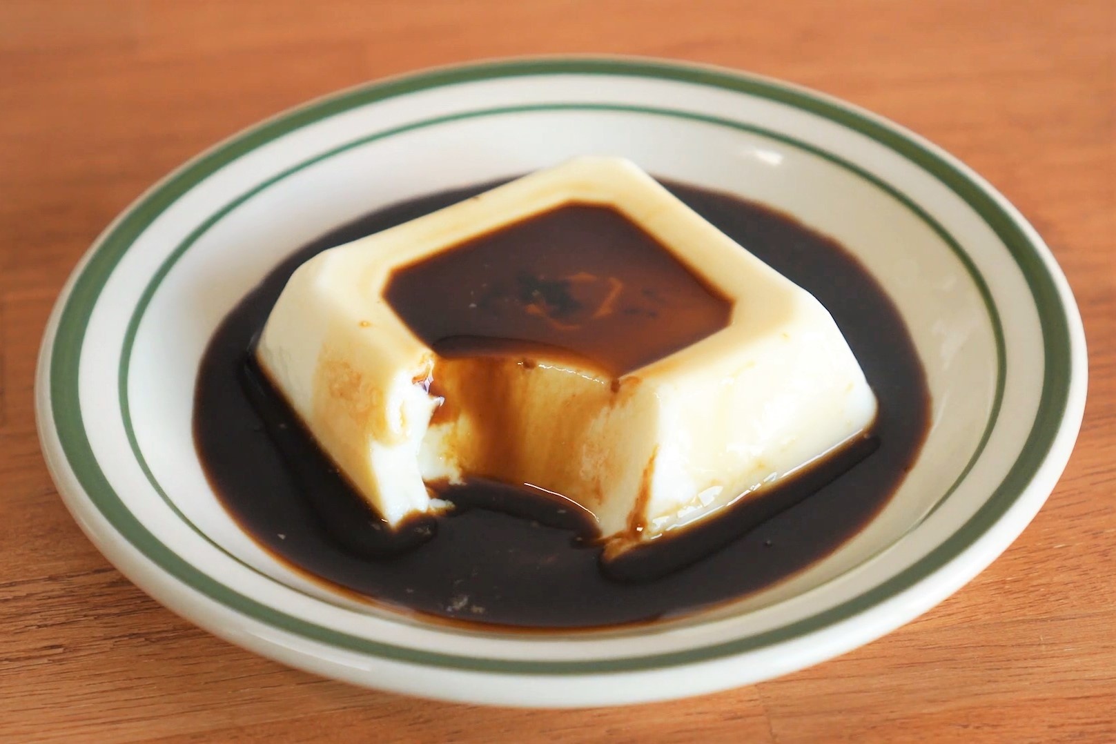 Pudding dau hu mat lanh de lam hinh anh