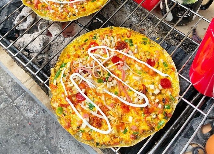 Cach lam banh trang nuong bang chao hinh anh