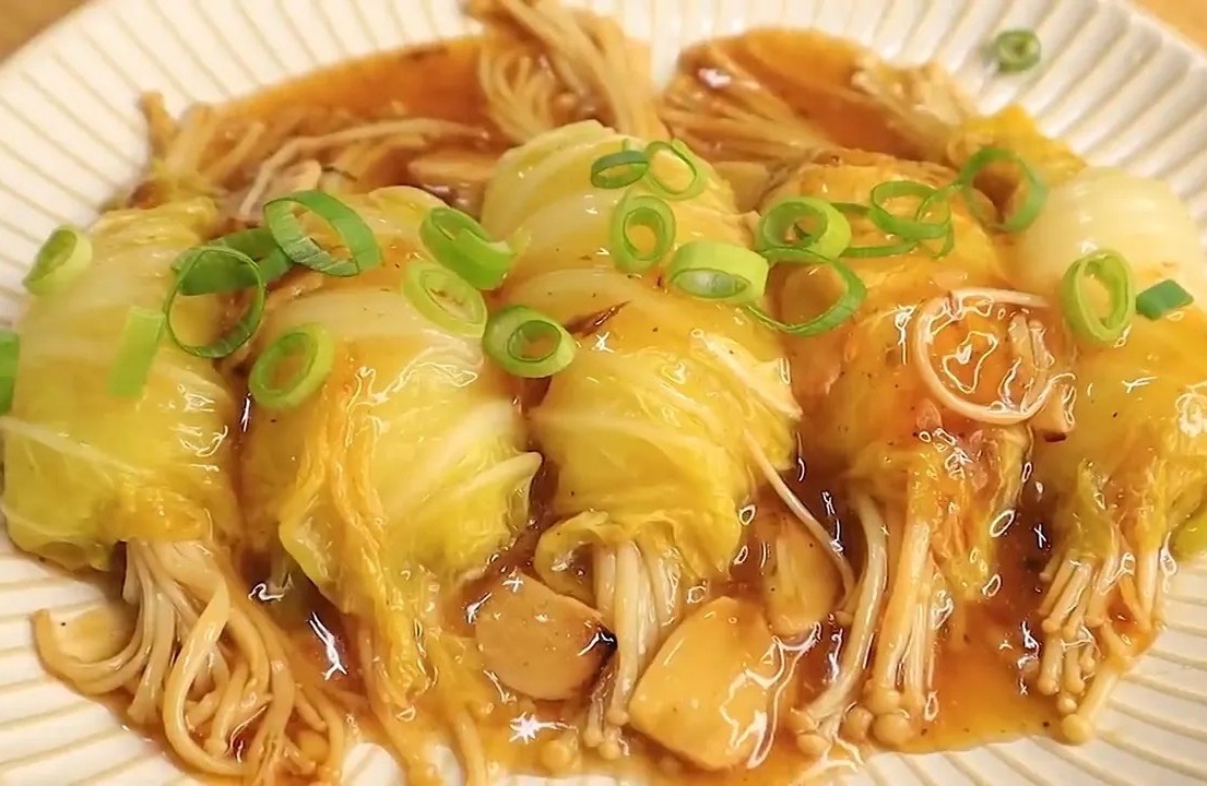 Mon cai thao cuon nam kim cham de lam hinh anh