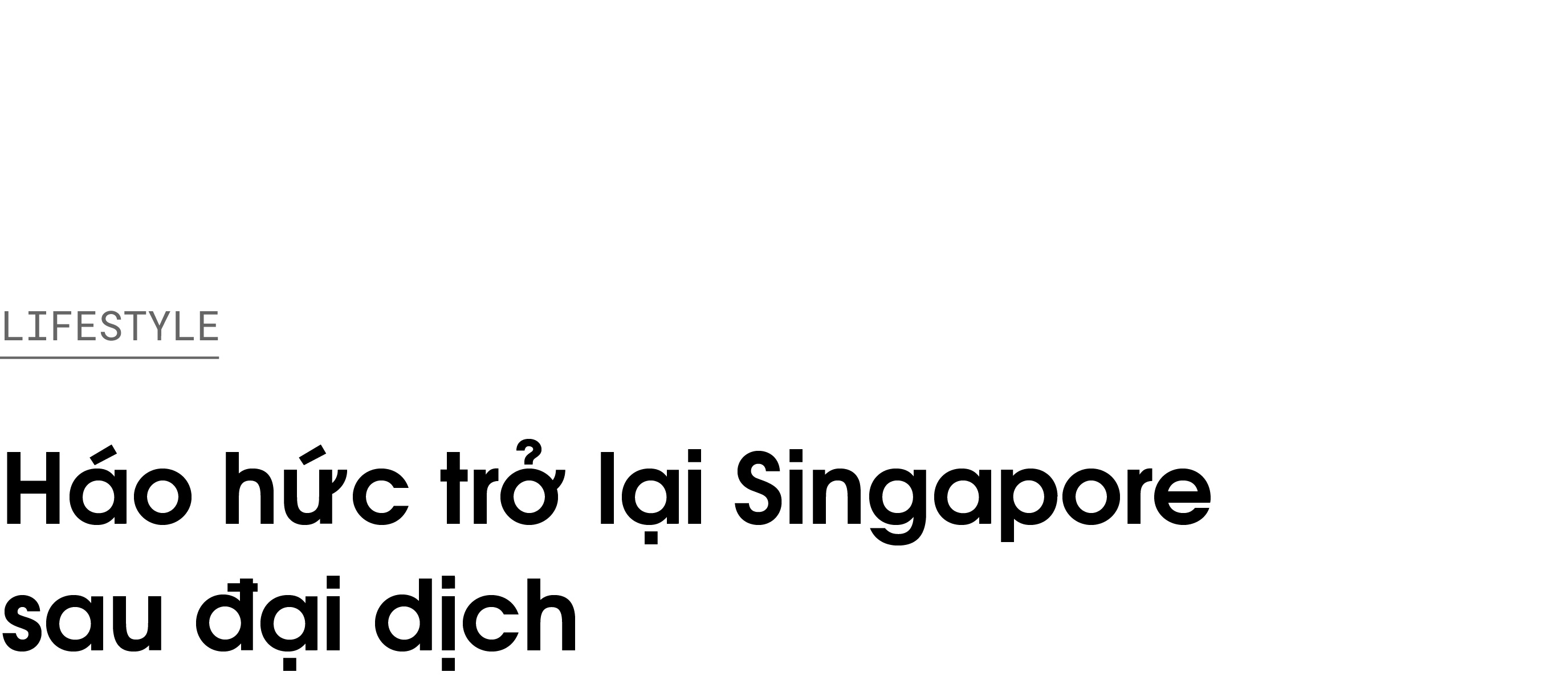 Singapore sau dich Covid-19 anh 1