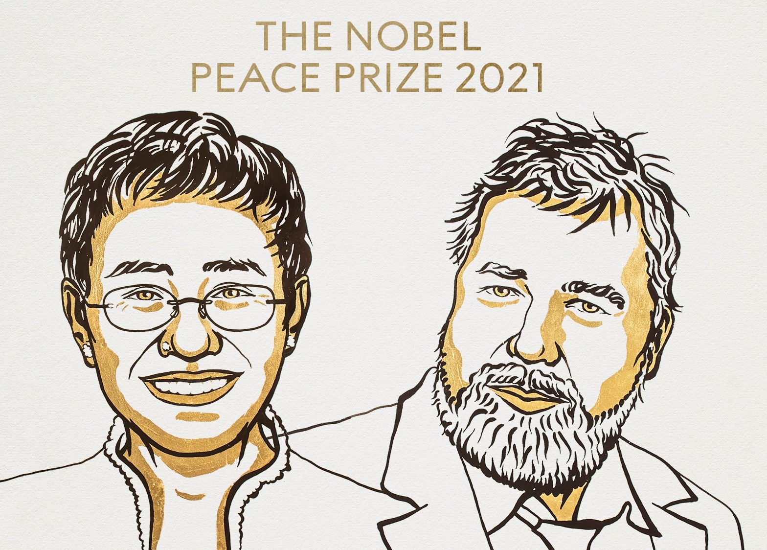 Nobel Hoa binh vinh danh hai nha bao Maria Ressa va Dmitry Muratov hinh anh