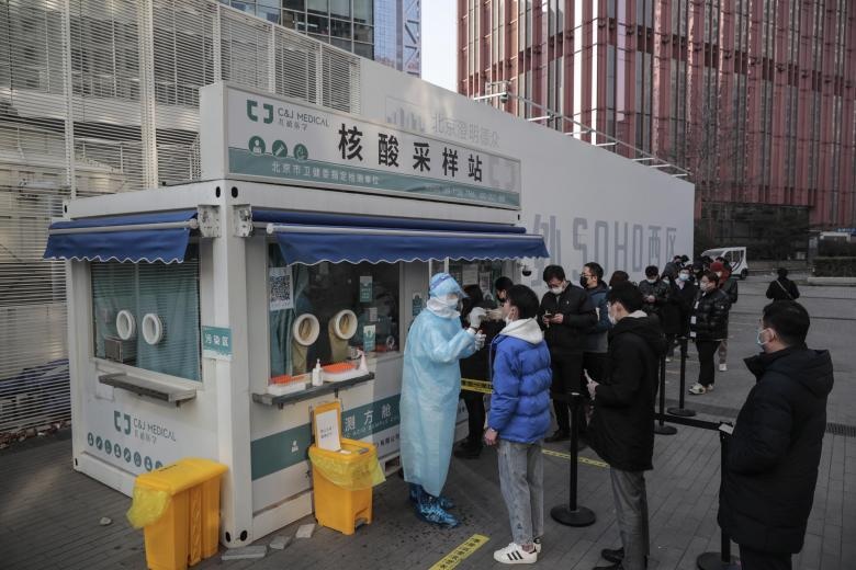 Bac Kinh phat hien ca Omicron cong dong dau tien truoc them Olympic hinh anh