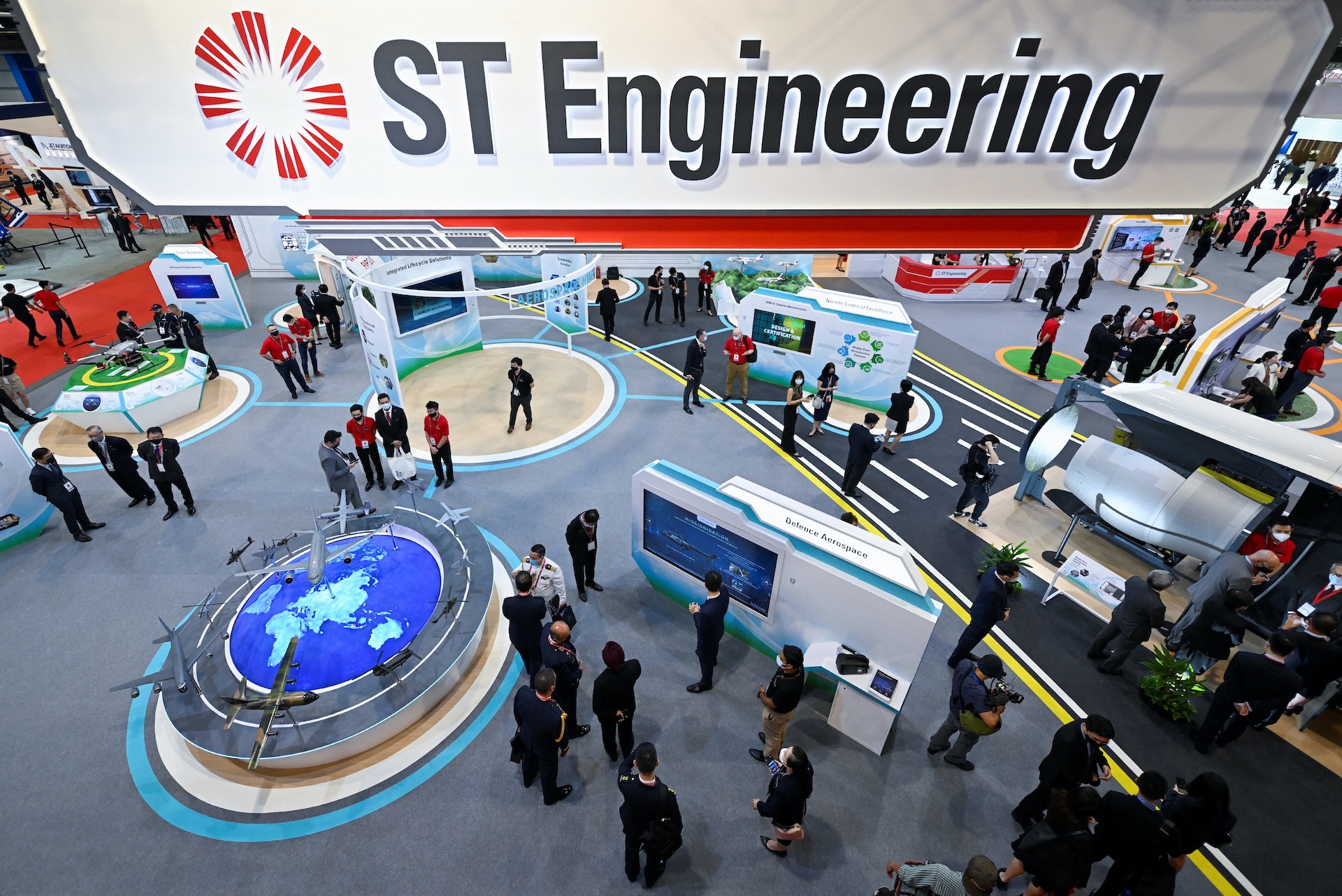 may bay tai Singapore Airshow anh 9