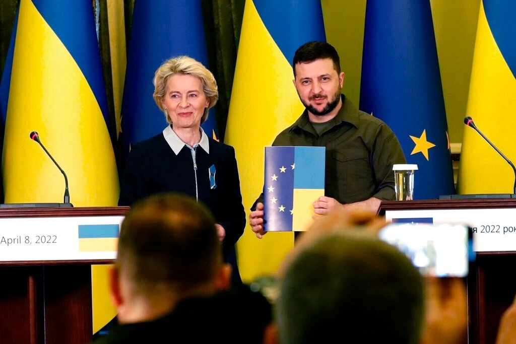 Ukraine tien gan hon toi quy trinh gia nhap EU hinh anh