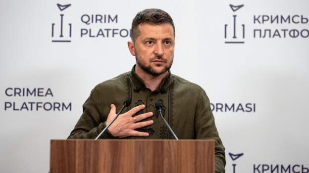 Tong thong ​​Zelensky len tieng trong ngay doc lap o Ukraine hinh anh