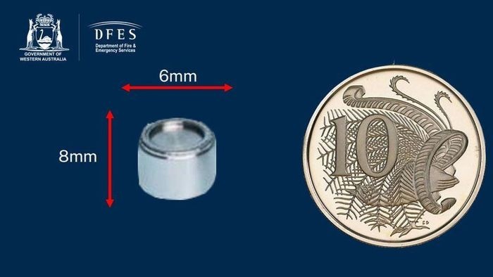 Da tim thay vien phong xa nguy hiem o Australia hinh anh