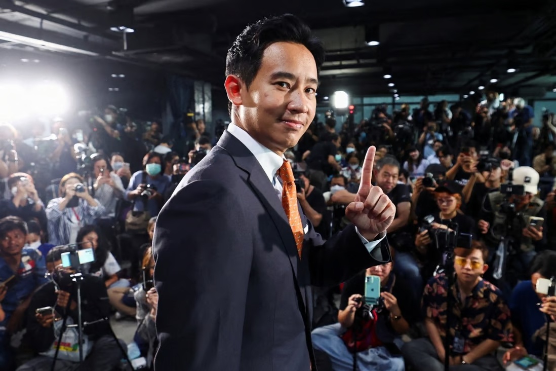 Pheu Thai va Move Forward ket lien minh sau con dia chan bau cu hinh anh